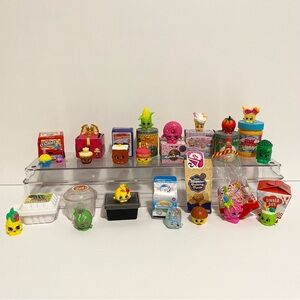 Shopkins Real Littles Figure + Container Lot Food Grocery Bakery Kitchen Toys